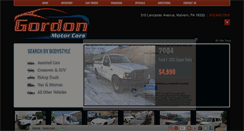 Desktop Screenshot of gordonmotorcars.net